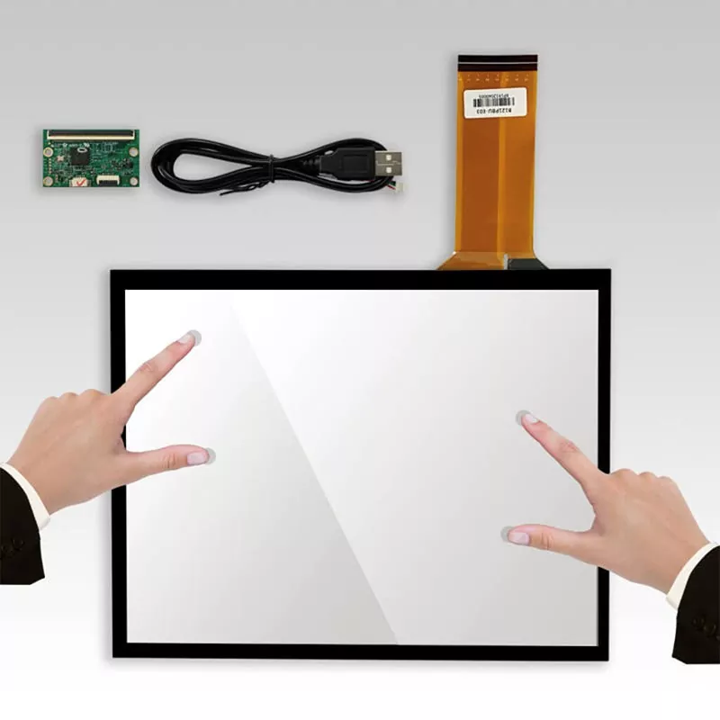 12.1 Scáileán Il-Touch Comhéadan USB USB