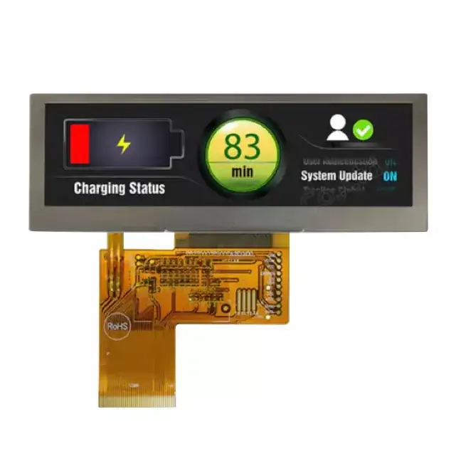 Cá háit a Úsáidtear Modúil TFT de Chineál Barra i bhFeithiclí agus in Ionstraimíocht