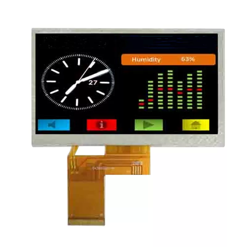 4.3 orlach 480x272 Modúl TFT teochta leathan