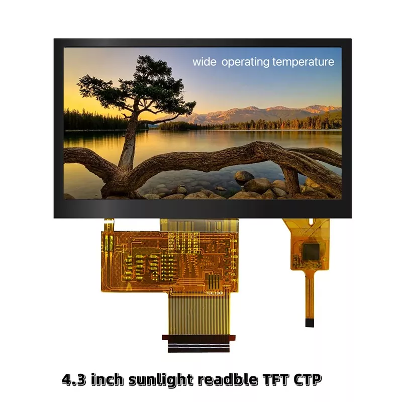 4.3 orlach 480x272 le modúl TFT scáileáin tadhaill